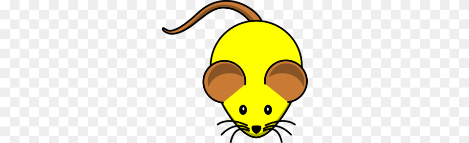 Yellow Mouse W Brown Ears Clip Art For Web, Astronomy, Moon, Nature, Night Free Png Download