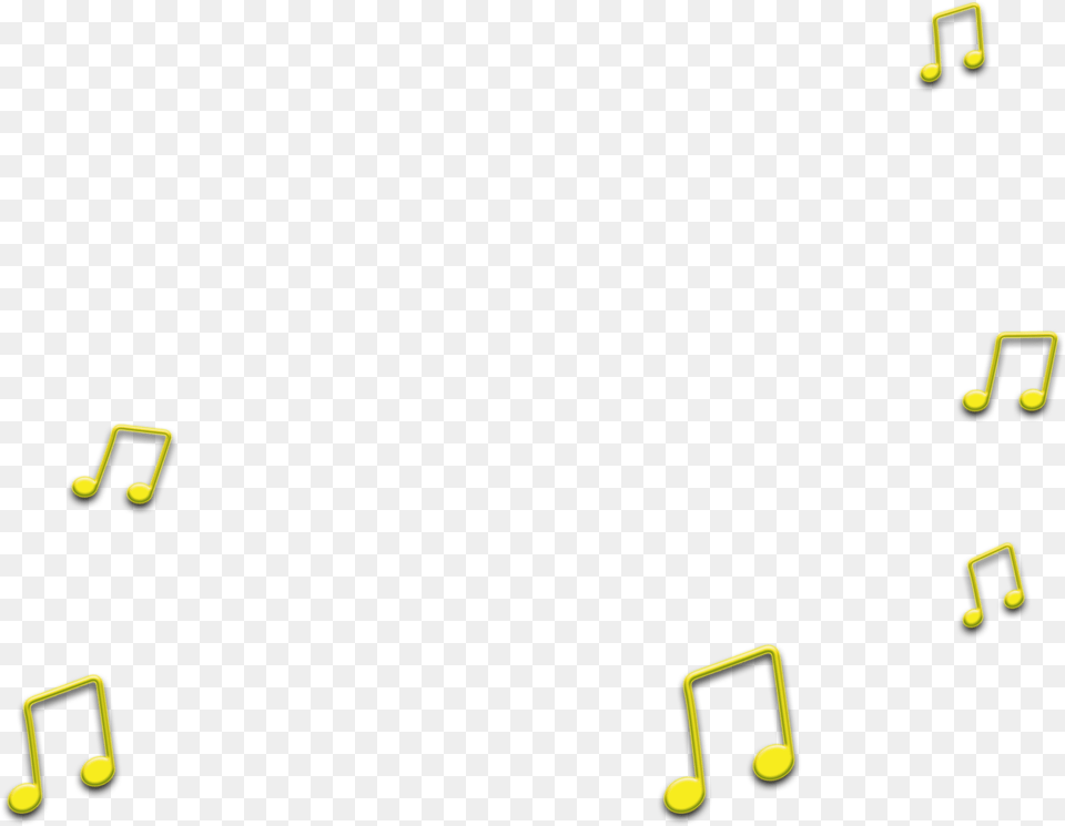 Yellow Musical Note Music Notes Yellow Png