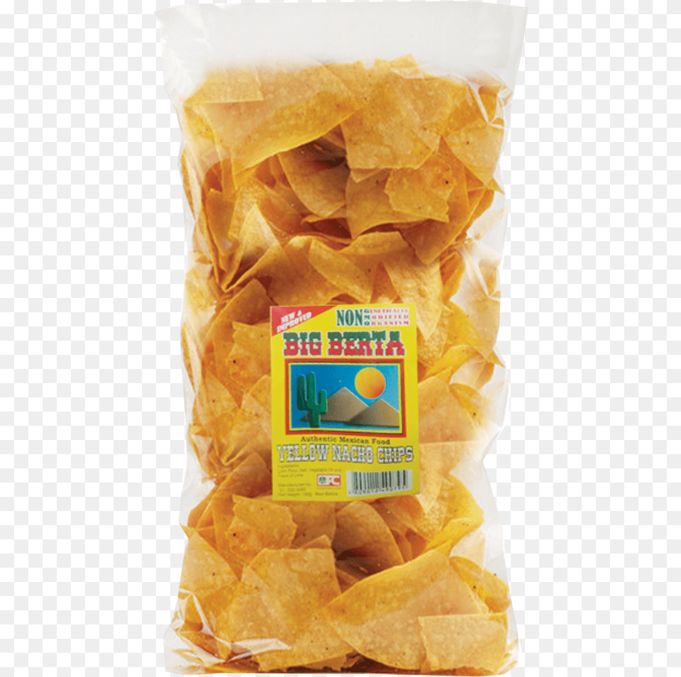 Yellow Nacho Chips 500g Big Bertha Nacho Chips, Food, Snack, Bread, Nachos Free Png