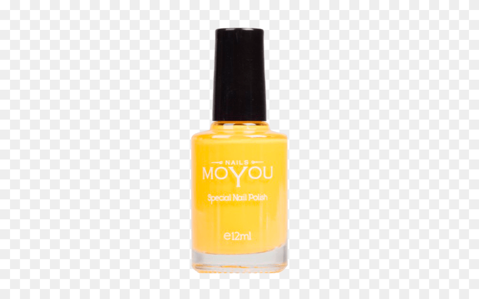 Yellow Nail Polish, Bottle, Cosmetics, Perfume, Nail Polish Png Image