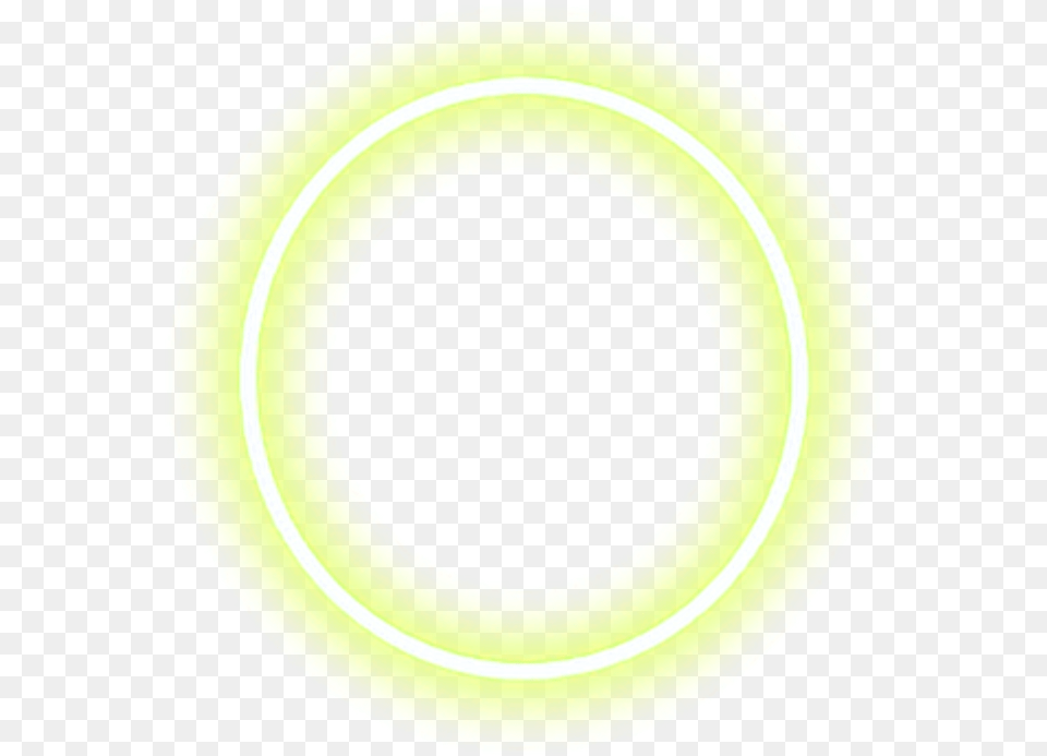 Yellow Neon Circle Yellowneoncircle Neoncircle Circle, Ball, Green, Sport, Tennis Free Transparent Png