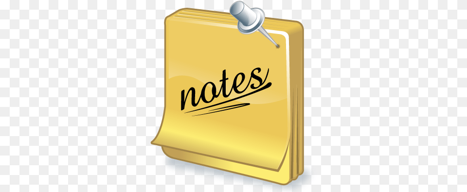 Yellow Note Icon Clipart Image Iconbugcom Notes, Text, Mailbox, Bottle Free Png