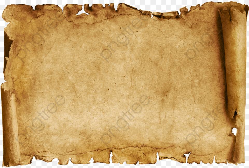 Yellow Old Brown Paper Background Old Map Paper, Text, Document, Scroll Free Png