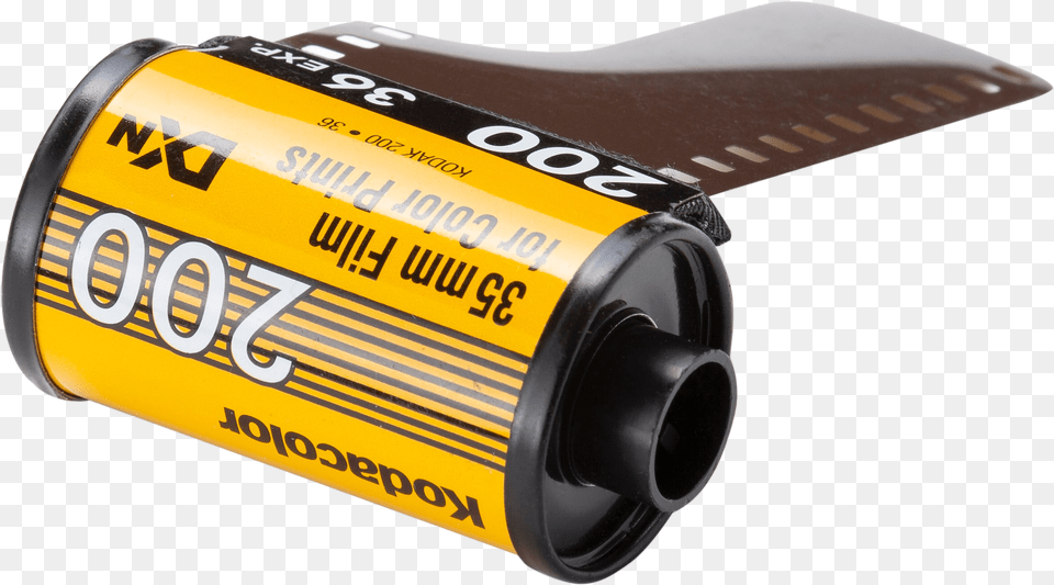 Yellow Old Camera Reel Label, Photographic Film Free Png Download