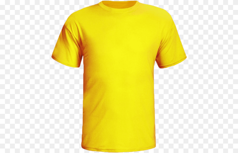 Yellow Orange T Shirt, Clothing, T-shirt Free Transparent Png
