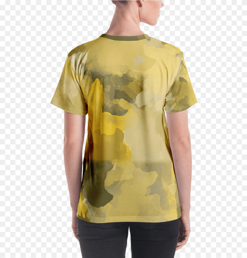 Yellow Orche Watercolor Women39s T Shirt T Shirt Zazuze Tribal, Clothing, T-shirt, Boy, Male Png