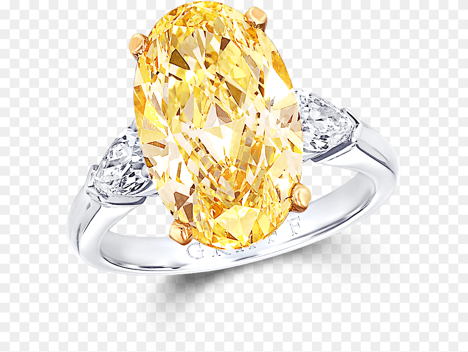 Yellow Oval Engagement Rings, Accessories, Diamond, Gemstone, Jewelry Free Png Download
