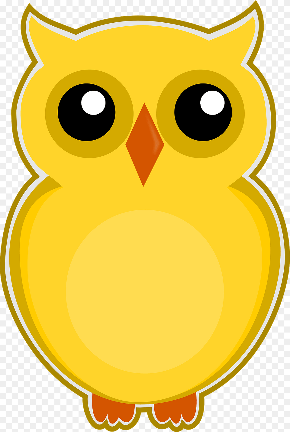 Yellow Owl Clipart, Animal, Baby, Person Png Image