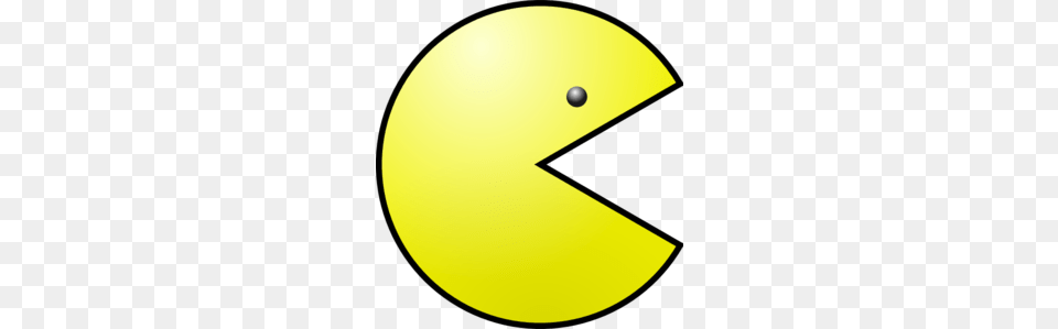Yellow Pacman Clip Art, Astronomy, Moon, Nature, Night Free Png Download