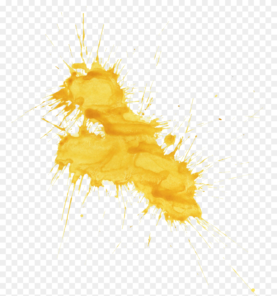 Yellow Paint Splash Images Collection For Watercolor, Flare, Light Png Image