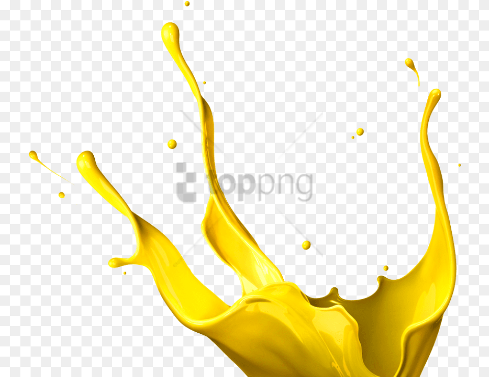 Yellow Paint Splatter, Beverage, Juice, Orange Juice, Smoke Pipe Png Image