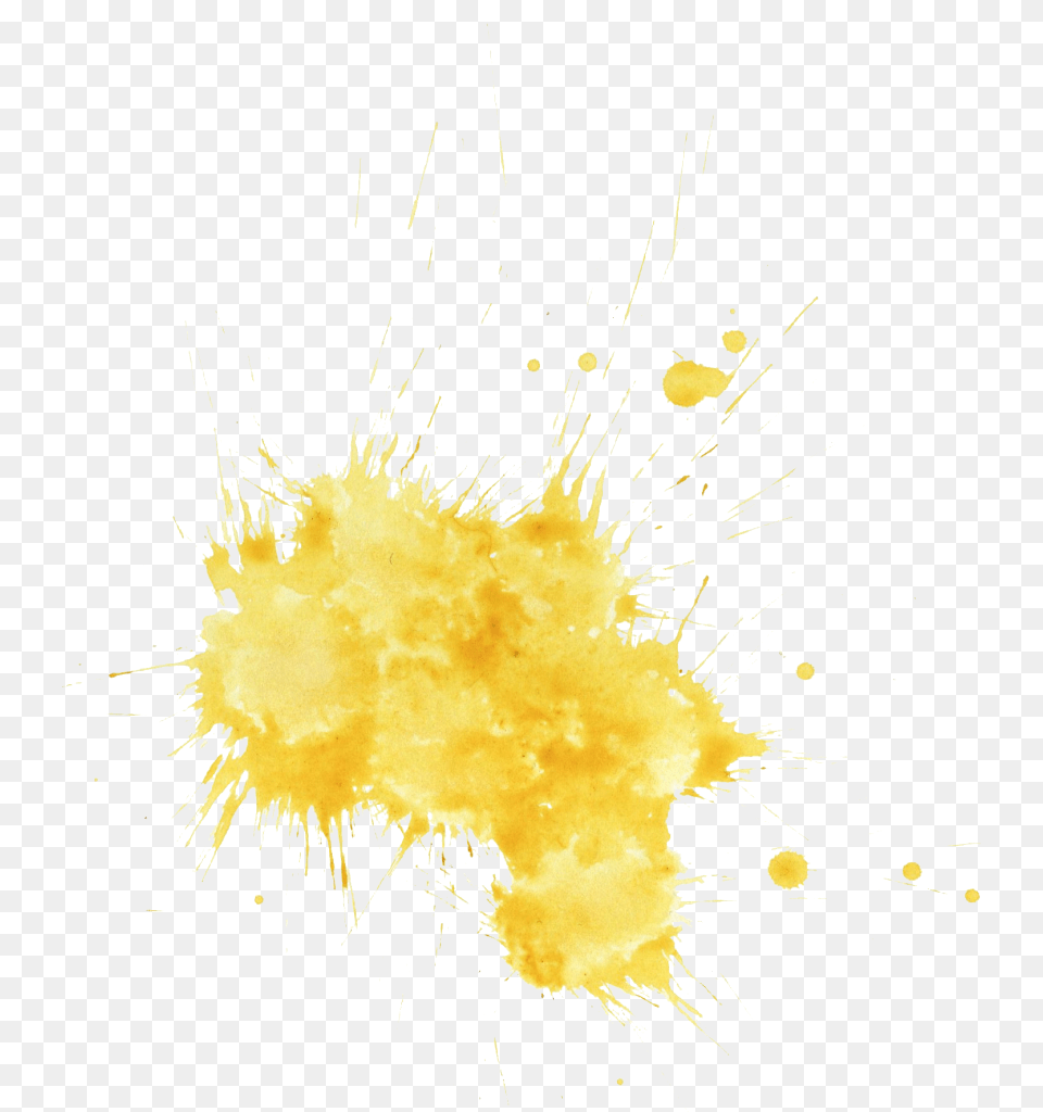 Yellow Paint Splatter Transparent, Flare, Light, Fireworks, Stain Png Image