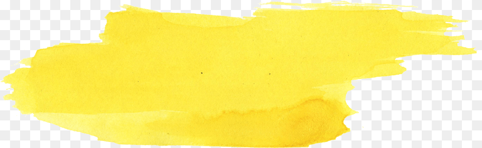 Yellow Paint Stroke, Paper Free Transparent Png
