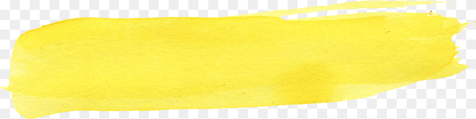 Yellow Paint Stroke Yellow Watercolor Brush Stroke, Flower, Petal, Plant, Bag Png