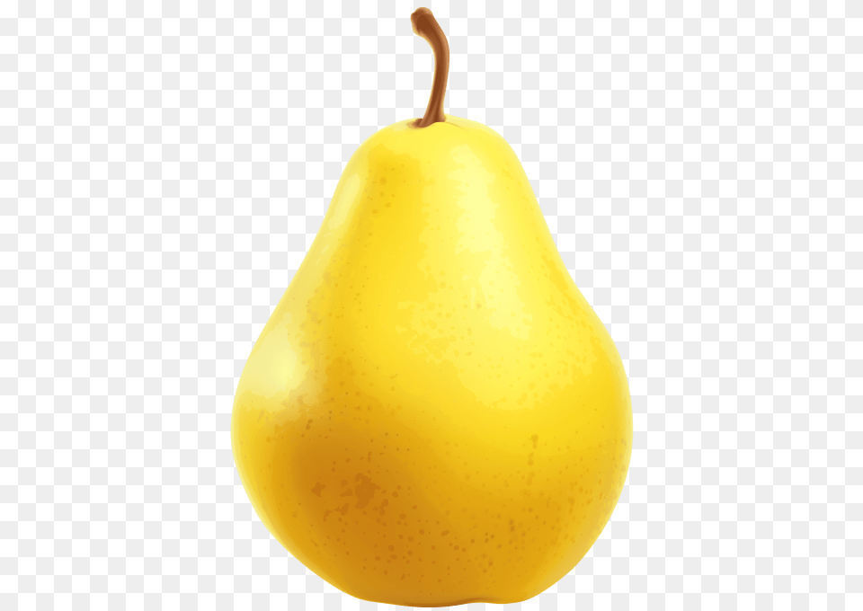 Yellow Pear, Food, Fruit, Plant, Produce Png Image