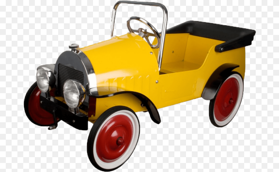Yellow Pedal Car Transparent Free Yellow Toy Car, Machine, Transportation, Vehicle, Wheel Png