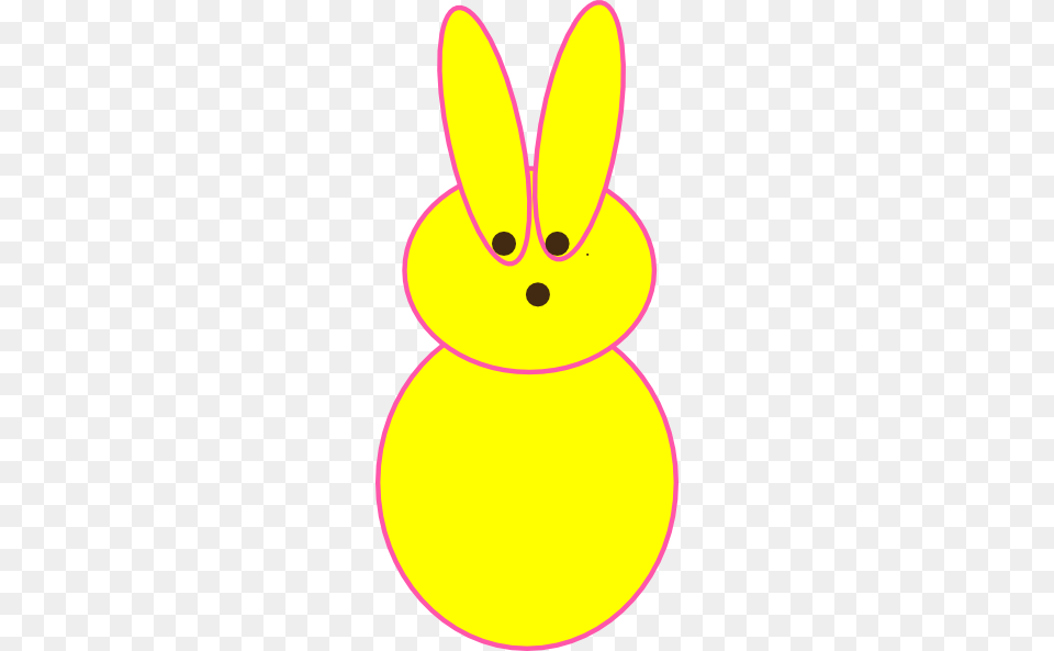 Yellow Peep Clip Art, Animal, Mammal, Rabbit Free Png