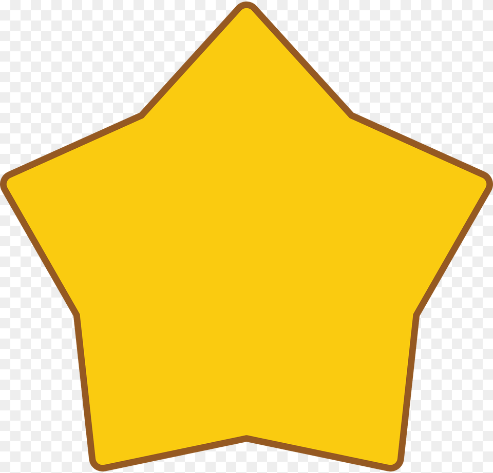 Yellow Pentagonal Star Clipart, Symbol, Blackboard, Logo, Star Symbol Png