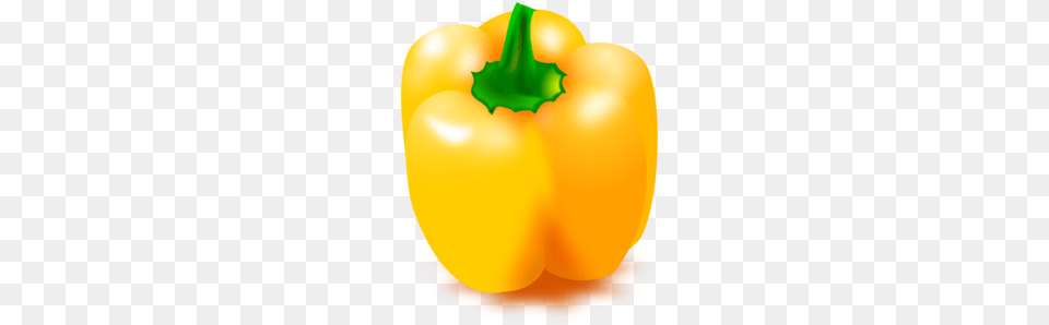 Yellow Pepper Clip Art, Bell Pepper, Food, Plant, Produce Free Png Download