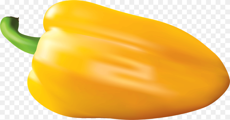 Yellow Pepper Vector Clipart Image Yellow Pepper, Vegetable, Bell Pepper, Food, Produce Png