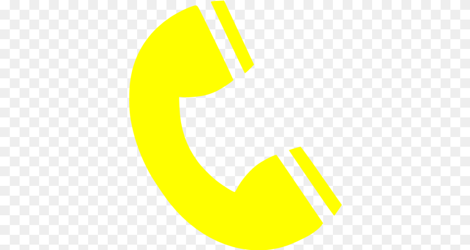 Yellow Phone 2 Icon Yellow Phone Icons Icons Phone Yellow, Symbol, Device Free Png