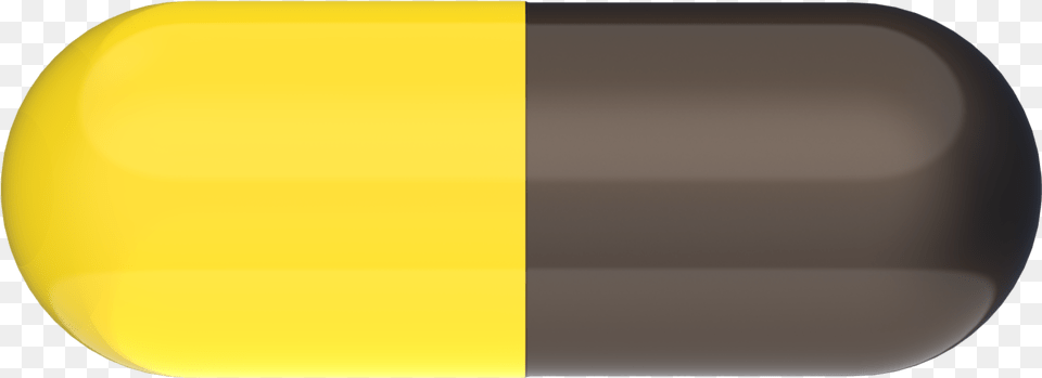 Yellow Pill, Medication, Capsule Png Image
