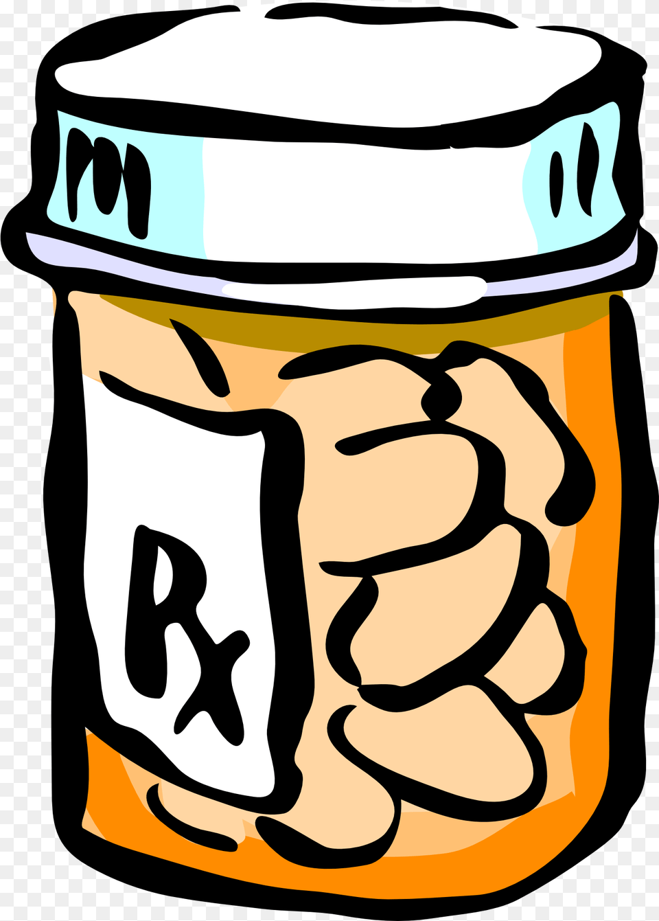 Yellow Pill Container Background Pill Bottle Clipart, Aluminium Free Transparent Png