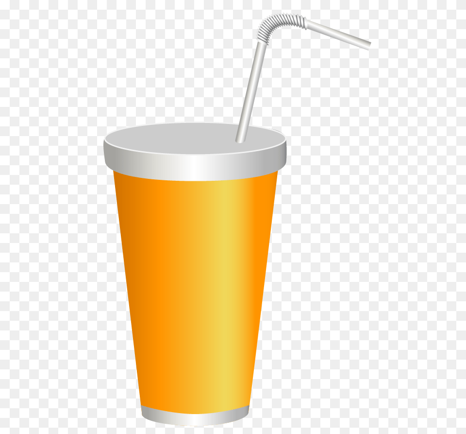 Yellow Plastic Drink Cup Clipart, Beverage, Juice, Bottle, Shaker Free Transparent Png