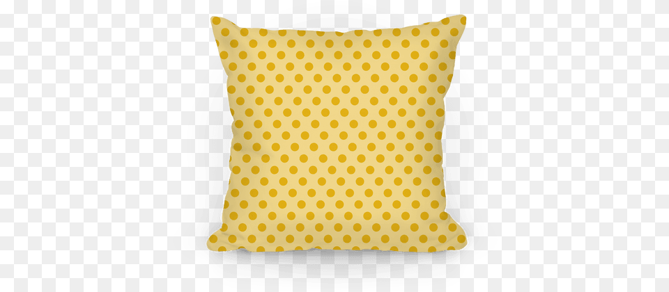 Yellow Polka Dot Pattern Pillow Malene Birger Grinolas Tote Red, Cushion, Home Decor, Diaper Free Png Download