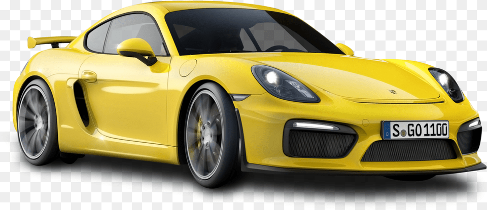 Yellow Porsche Cayman Gt4 Car Porsche Cayman Gt4, Alloy Wheel, Vehicle, Transportation, Tire Free Transparent Png
