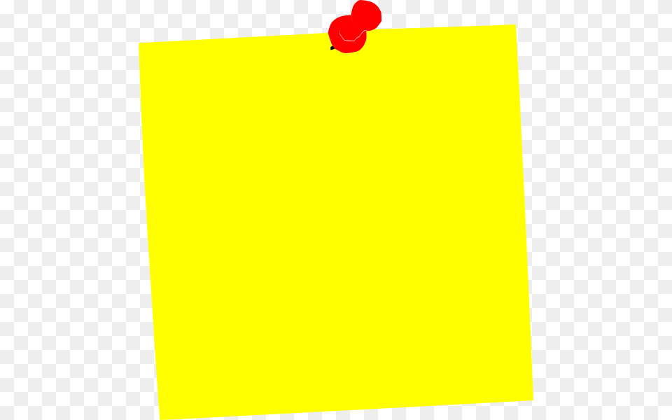 Yellow Post It Clip Art, White Board, Pin Free Png