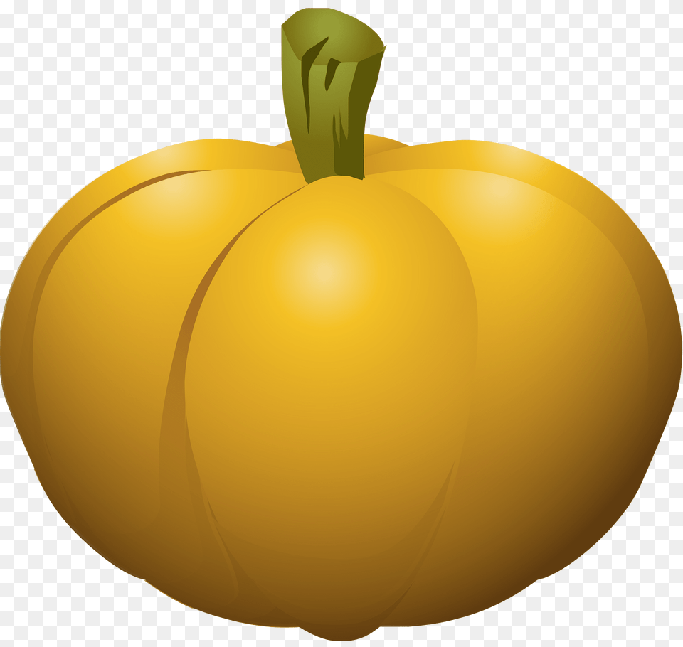 Yellow Pumpkin Clipart, Food, Plant, Produce, Vegetable Free Png