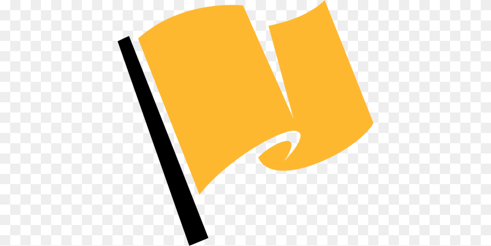 Yellow Race Flag, Text Free Png