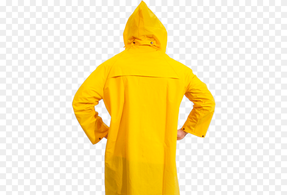 Yellow Raincoat, Clothing, Coat, Hoodie, Knitwear Free Png Download