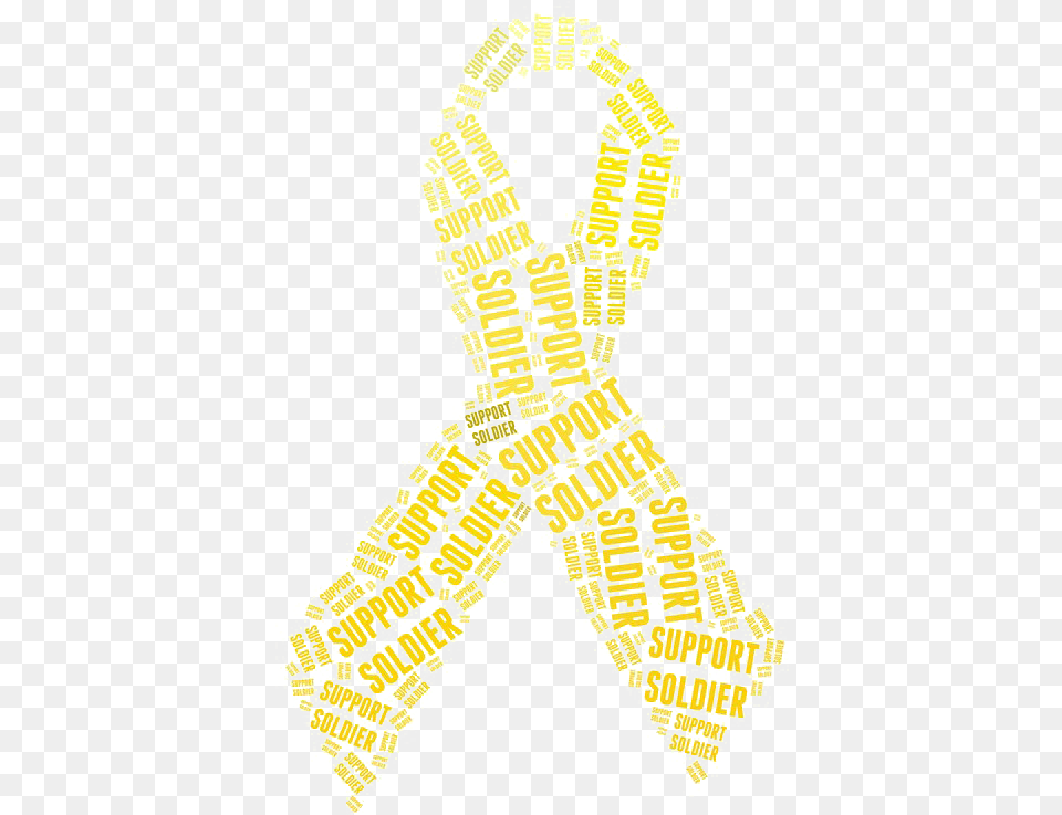 Yellow Ribbon Photo Illustration, Person Free Transparent Png