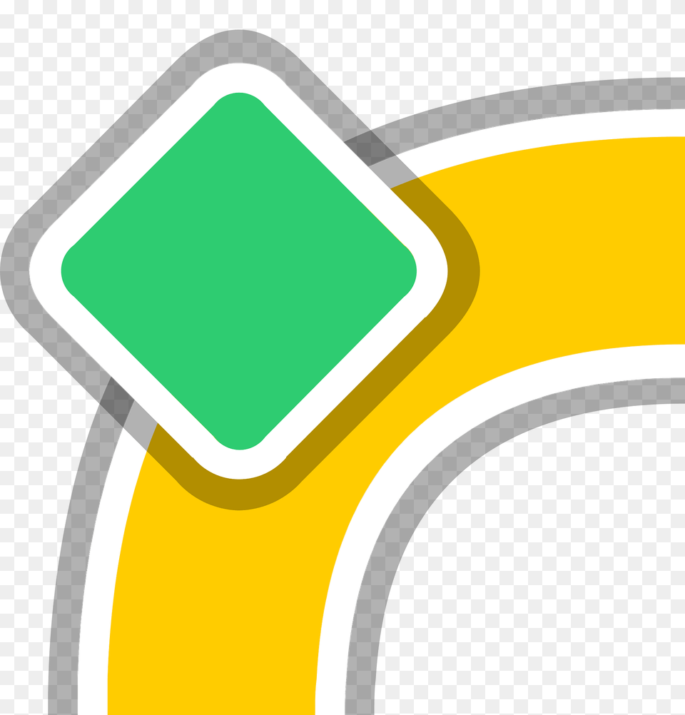 Yellow Road Green Sign Clipart, Banana, Food, Fruit, Plant Free Transparent Png