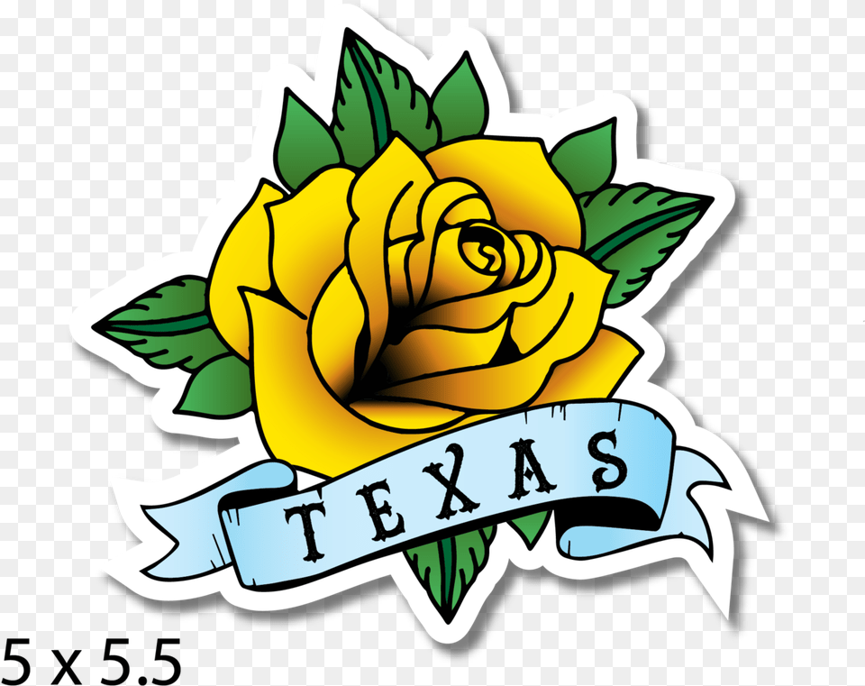Yellow Rose Of Texas Decal Texas Yellow Rose Clipart, Flower, Plant, Art, Graphics Png Image