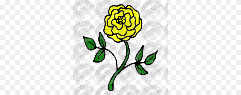 Yellow Rose Picture For Classroom Therapy Use, Art, Floral Design, Flower, Graphics Free Png