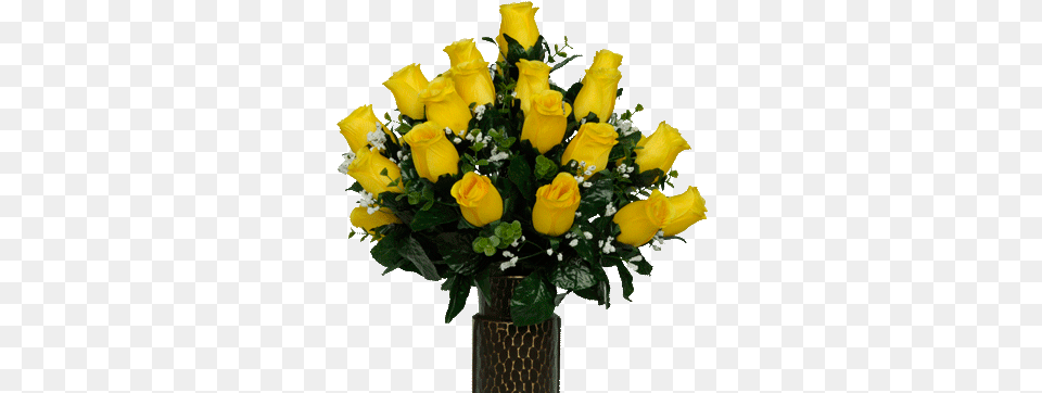 Yellow Roses Garden Roses, Flower, Flower Arrangement, Flower Bouquet, Plant Free Transparent Png