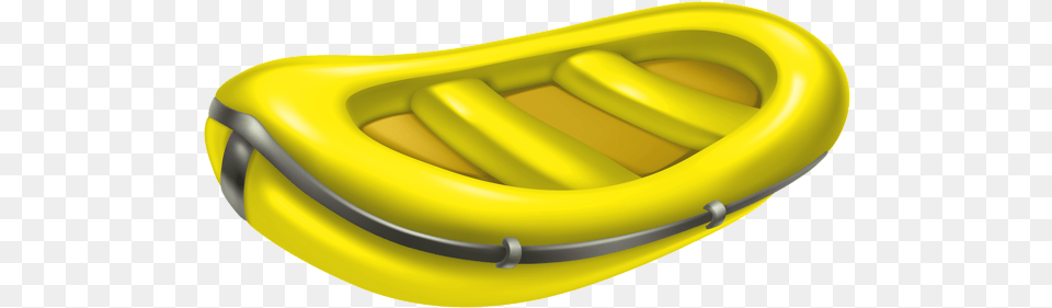 Yellow Rubber Boat Clip Art Rubber Boat Clipart, Dinghy, Transportation, Vehicle, Watercraft Png Image