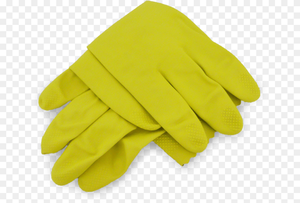 Yellow Rubber Gloves Silverlined Xl Cleaning, Clothing, Glove Free Png