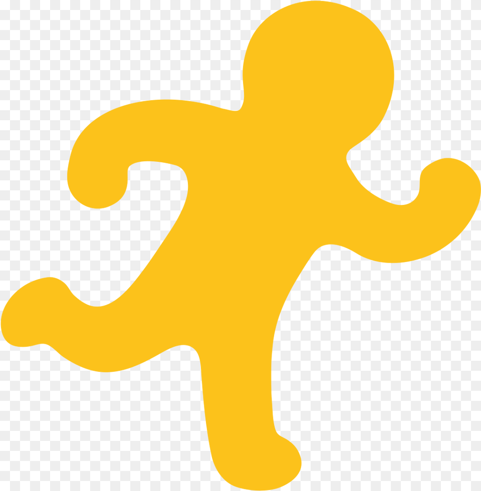 Yellow Running Emoji, Logo Free Png