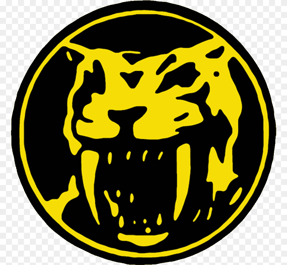 Yellow Sabertooth Speedo Ten Yards Logo, Symbol, Emblem Free Transparent Png