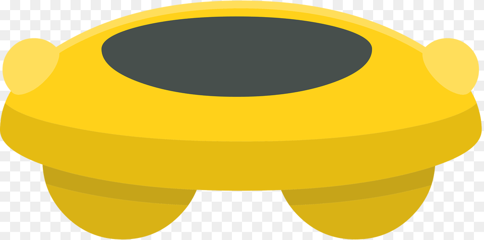 Yellow Saucer Clipart, Hot Tub, Tub Free Png