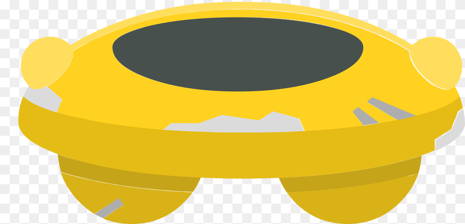 Yellow Saucer Clipart, Hot Tub, Tub Png Image