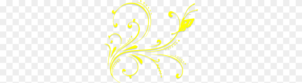 Yellow Scroll Clipart Explore Pictures, Art, Floral Design, Graphics, Pattern Free Transparent Png