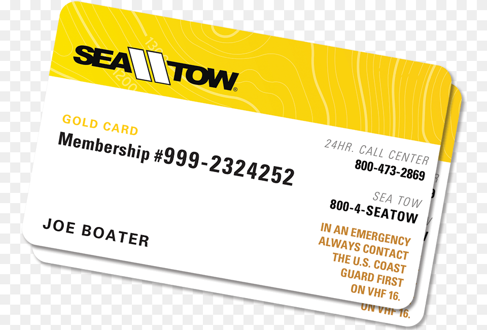 Yellow Sea Tow Horizontal, Text, Business Card, Paper, Credit Card Free Transparent Png