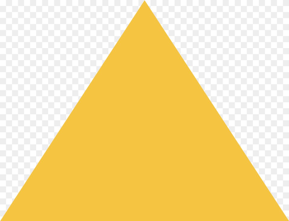 Yellow Shape Pyramid, Triangle Free Png
