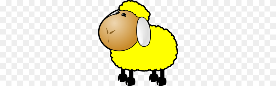 Yellow Sheep Clip Art, Food, Produce, Fruit, Plant Png Image