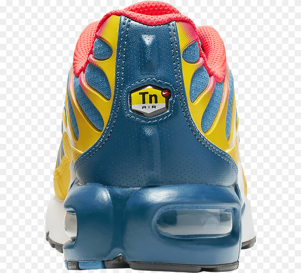 Yellow Shine Made Exclusively For The Smallfooters Air Max Plus Blue And Orange Yellow, Clothing, Footwear, Shoe, Sneaker Free Png Download